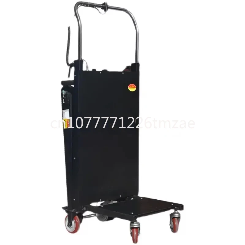 

Crawler type up and down ladder folding handcart 48V 72AH 400KG electric ladder truck cargo handling vehicle