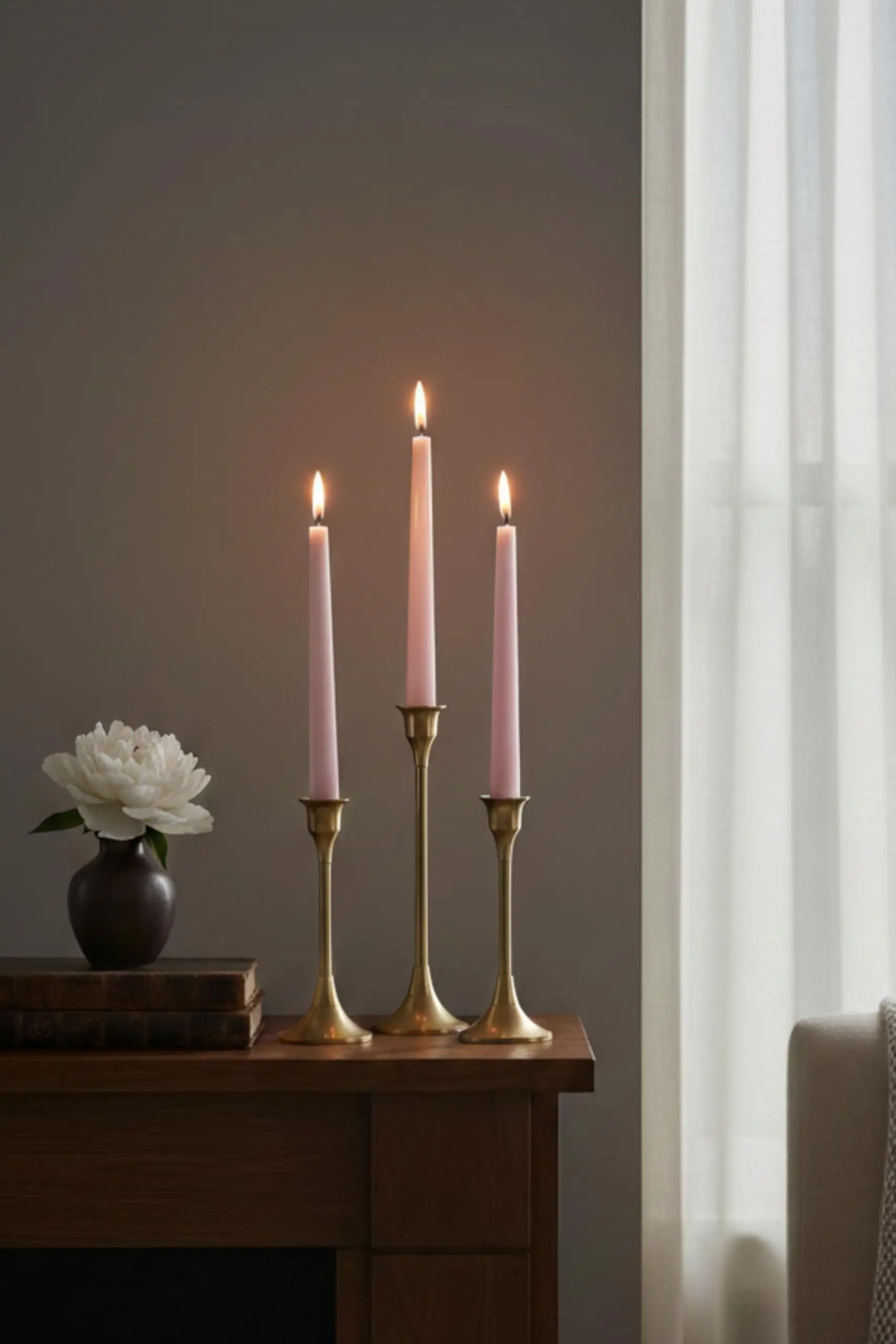 Handcrafted Candles Long Taper Cylindrical Taper Candles Smokeless Candles Smokeless For Home Interior Taper Candle Holders