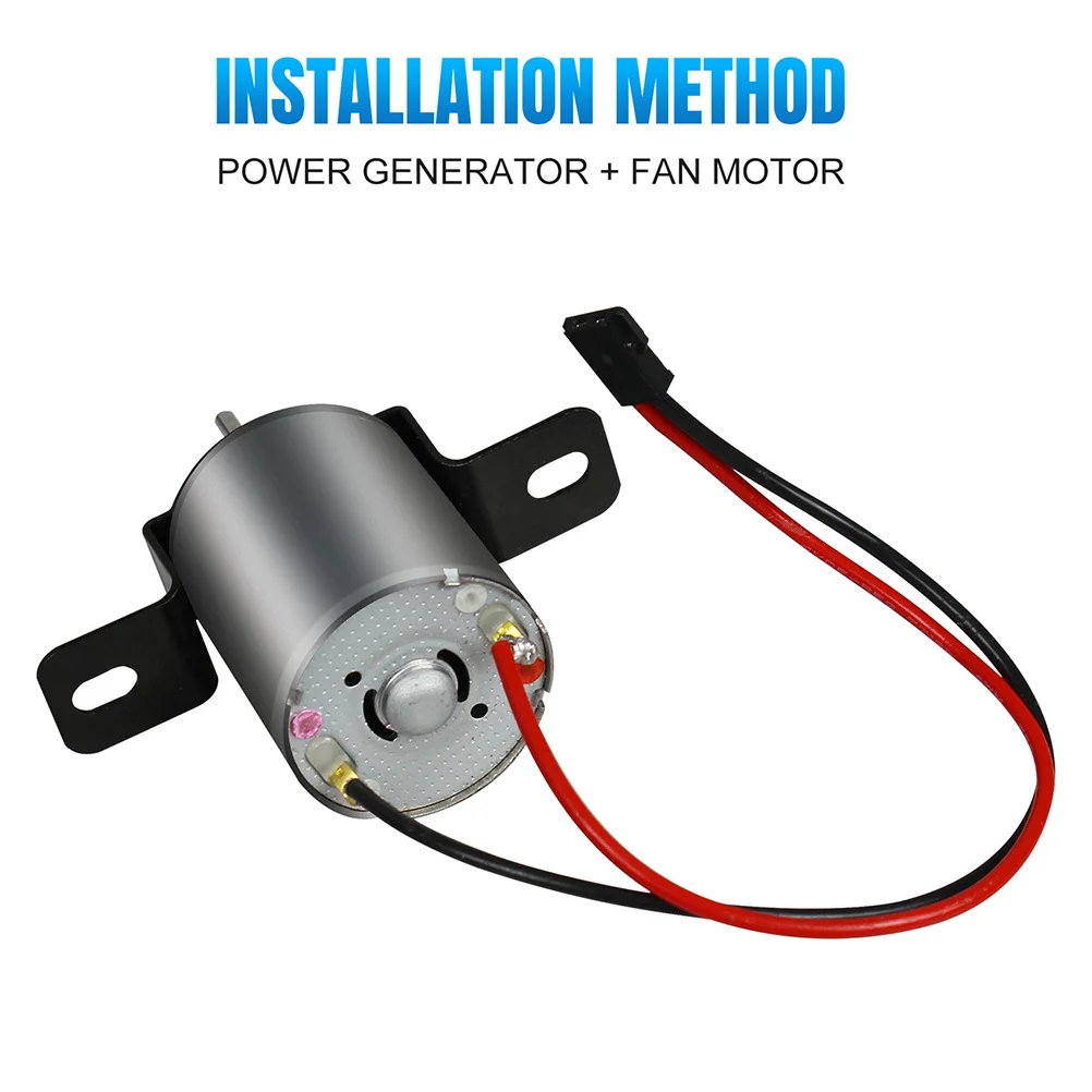 1Set Fireplace Fan Repair Parts Metal Motor and Generator Sheet Set for Blower Stove Fan Efficient Long-Term Performance