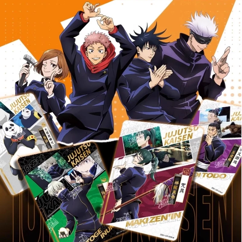 Ufficiale autentico KAYOU Jujutsu Kaisen Card High School Arc Sorcerer Collezione di carte Serie a tema Gioco Collezione di carte Regali Giocattolo