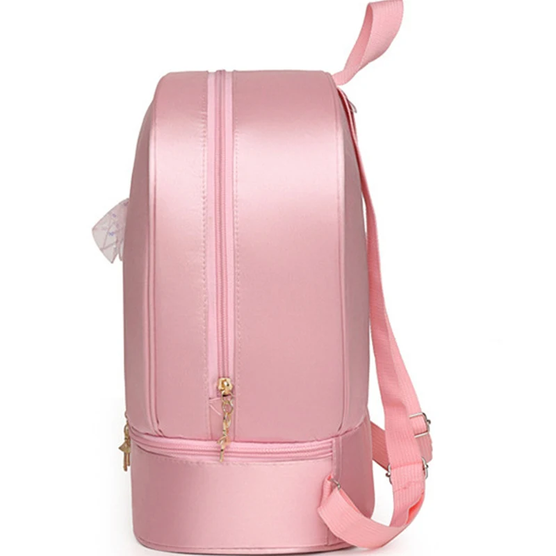 Bolsas de gimnasio para niñas, bolso de hombro de baile de Ballet para niños, bolsa impermeable personalizada, bolsa de lona de bailarina, Bolsillo