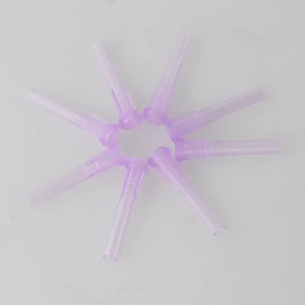 Industrial Glue  Dispensing Needles Tip 8G TT All Plastic Slanting 1000PCS