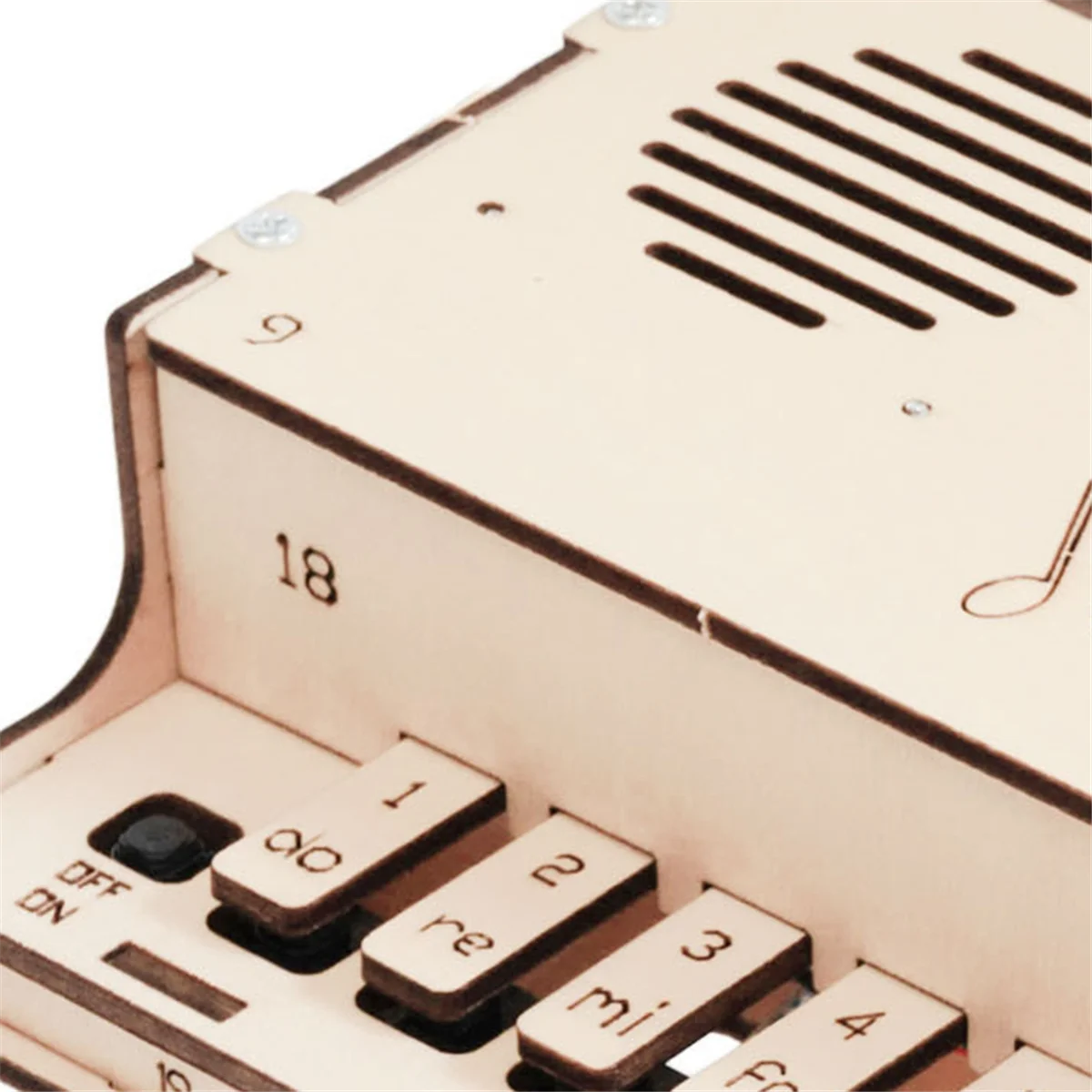 Y02A DIY Wooden Electronic Piano Model Teenager Science Toys Assembled Panotron Experiment Material Kits for Kids Educational