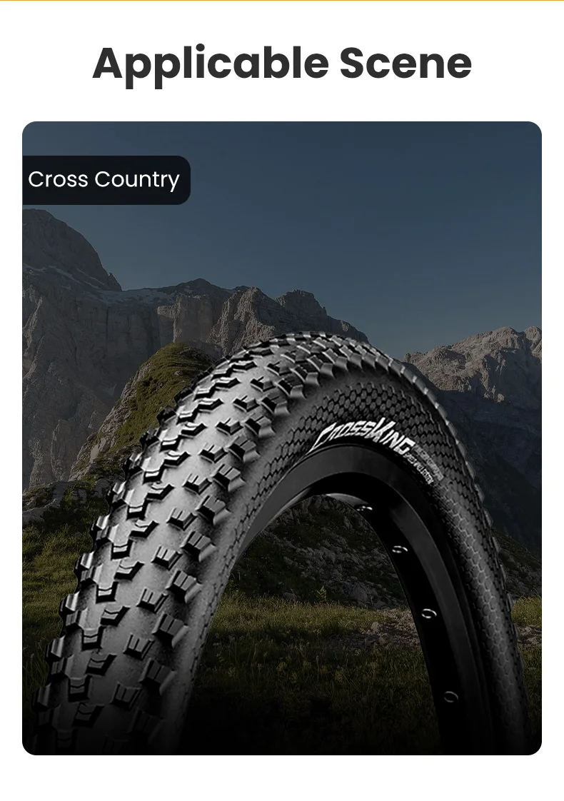Continental Cross King 27,5/29 MTB faltbarer Reifen 180TPI Mountainbike ShieldWall System Klappreifen Tubeless Ready – Detail 13