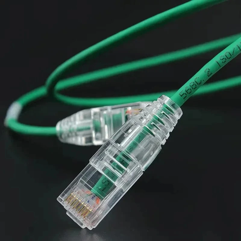 (8pcs/Pack) UTP RJ45 Patch Cord Cat6 Cat6A Ethernet Colour Cat 6 Unshielded Network Cable 4 Twisted Pair PVC Internet Lan Cable