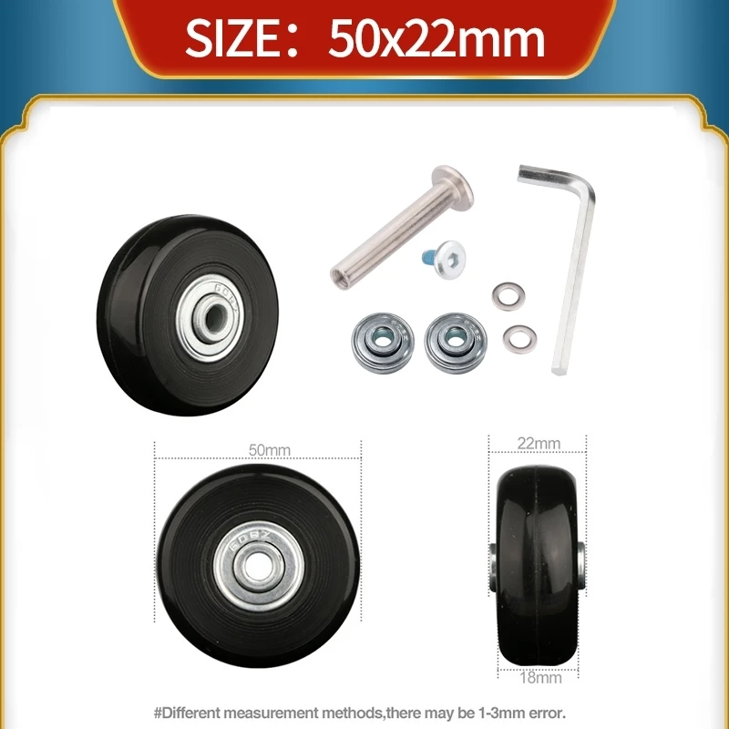 Suitcase Wheel Replacement Accessories Universal Wheel Universal Wheel Replacement Trolley Case Pulley Suitcase Silent Wheels