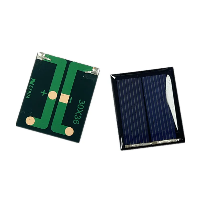 1V 1.5V 2V 55mA 0.11W Solar Panel Polycrystalline 30x36MM Mini Sunpower Solar System DIY for Battery Cell Phone Charger