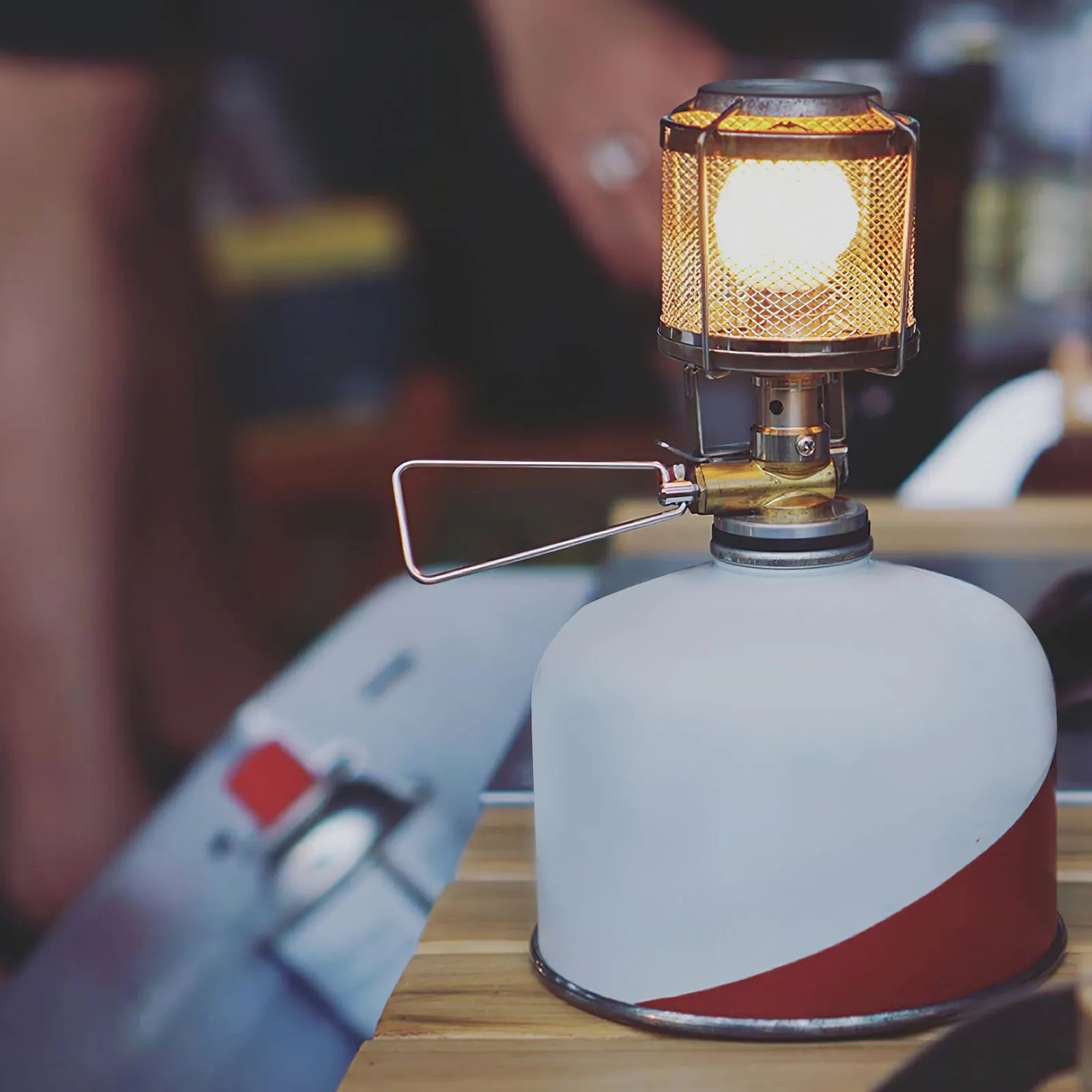 

10Pcs Large Red Wick Mantles High Heat Resistant Rayon Mantles for Lamps Outdoor Use Tent Camping Gas Light Accessories