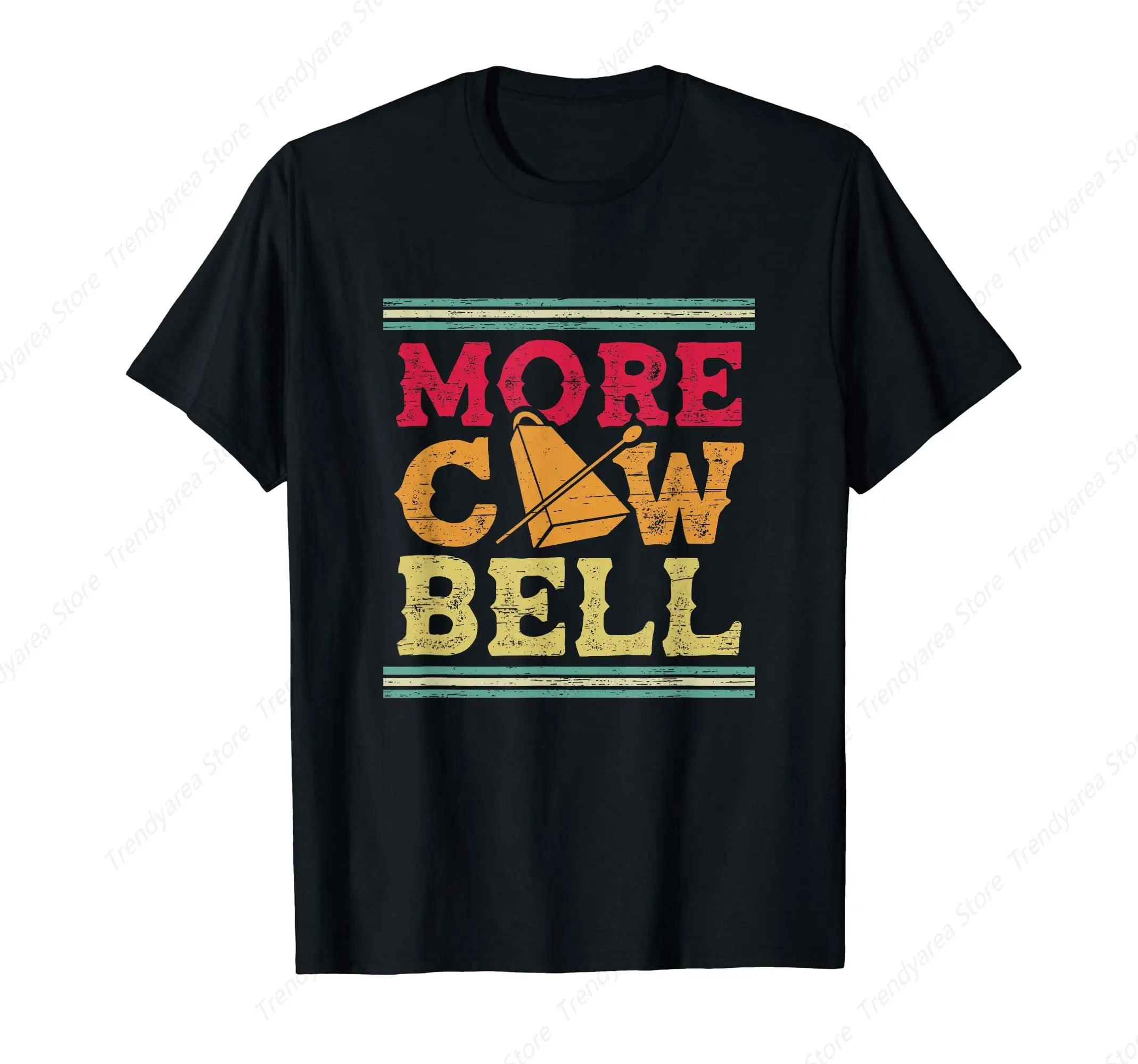 Dummer More Cowbell T-Shirt for Men Women Cotton 100% Summer Tops