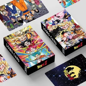 30 kartları yuvarlak koleksiyonundan anime, Süper Film, dragon topu Z / GT / Süper Buu, LOMO kartı, kutulu çocuk oyuncağı hediye 8 goku'nun ana satış mektubu-no. 1