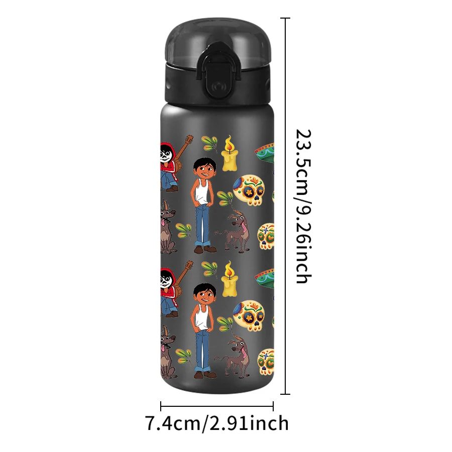 قطعة واحدة من زجاجة مياه ديزني، بيكسار، نمط الكاكاو 26 أونصة، كوب ماء رياضي خارجي هدية عيد ميلاد/العودة إلى المدرسة