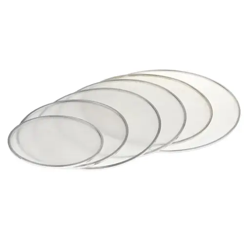 Cabezal de bombo silencioso, piezas de percusión de piel de tambor de malla blanca, almohadilla silenciosa para práctica principiante