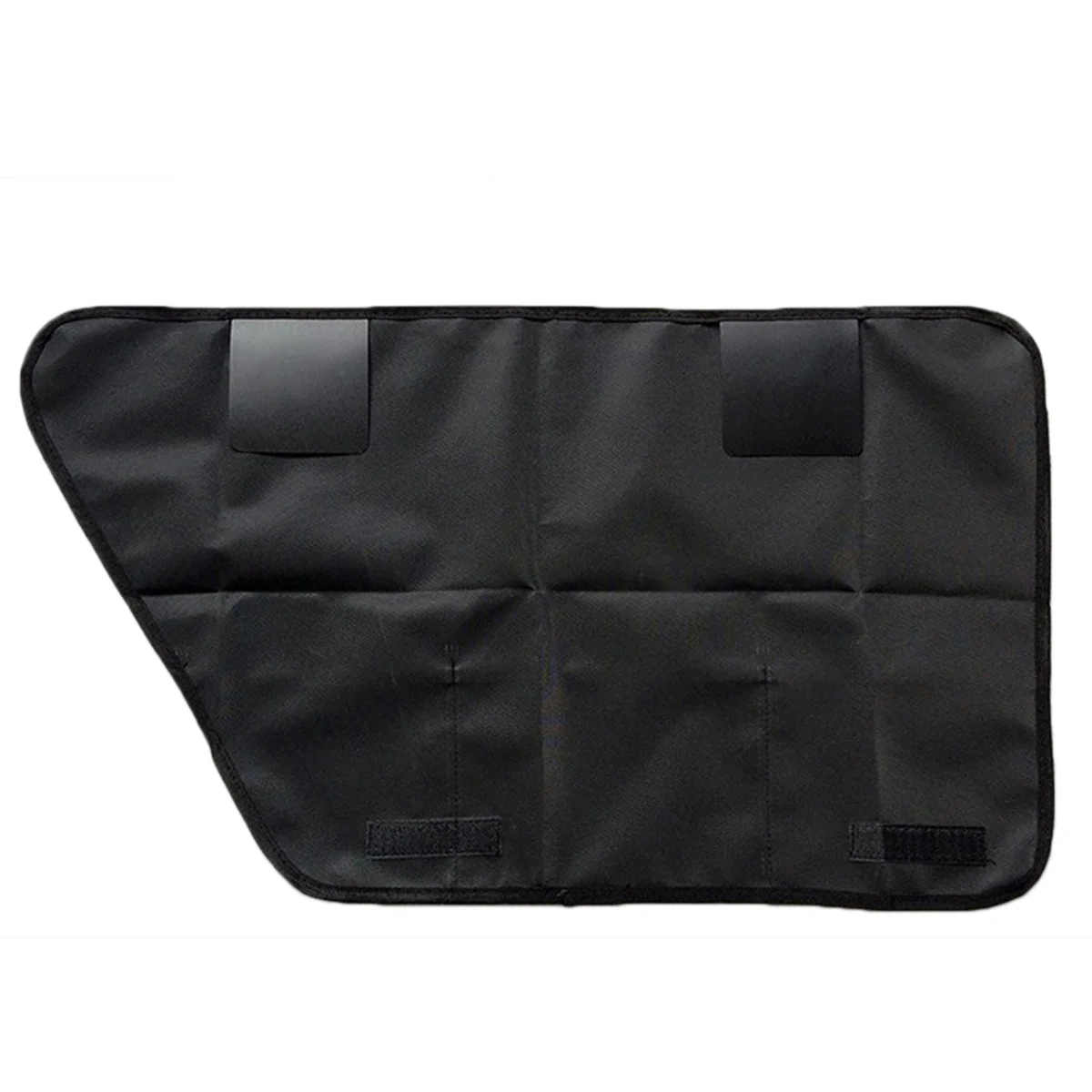 

2pcs Pet Universal Waterproof Protector Dogs With Mesh Pockets Easy Install Large Size Black Seat Back For Pet Hair Dander Drool