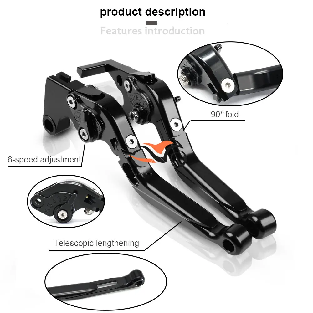 

For Motorcycle Royal Enfield Himalayan Accessorie 400 Brakes Clutch Lever Adjustable Motor Brake Levers Handle Grips