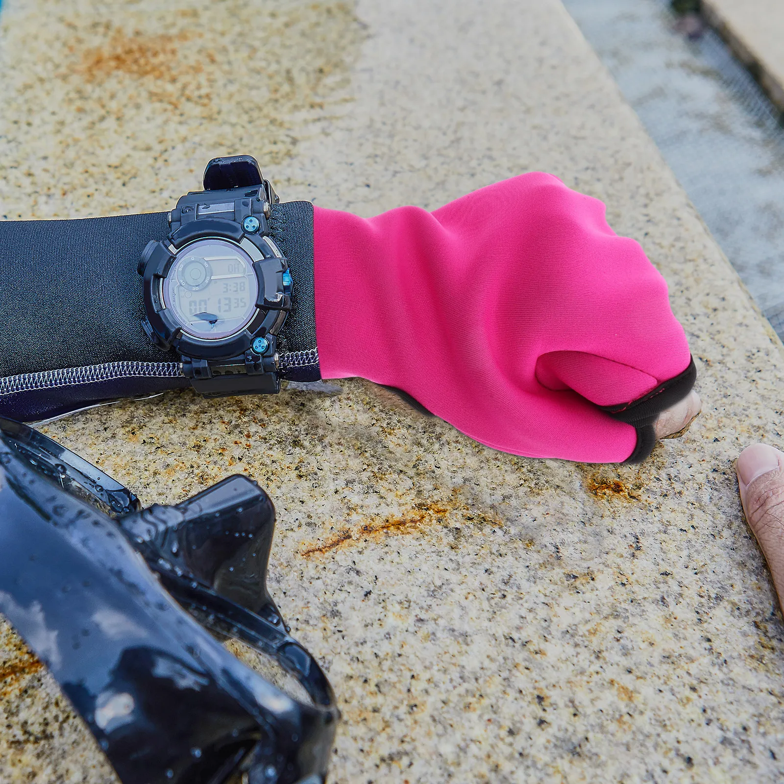 Us Aquatic Sports - 1 ペア水泳トレーニンググローブナイロン快適な通気性ダイビング水泳手袋ウォータースポーツ用品水生フィットネススキューバ