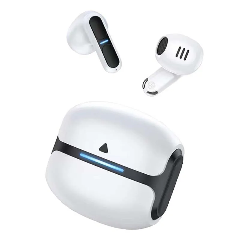 

Luxmoc Semi-In-Ear Wireless Bluetooth Headphones Low Latency Gaming Earbuds ENC Noise Reduction Long Endurance Earphones