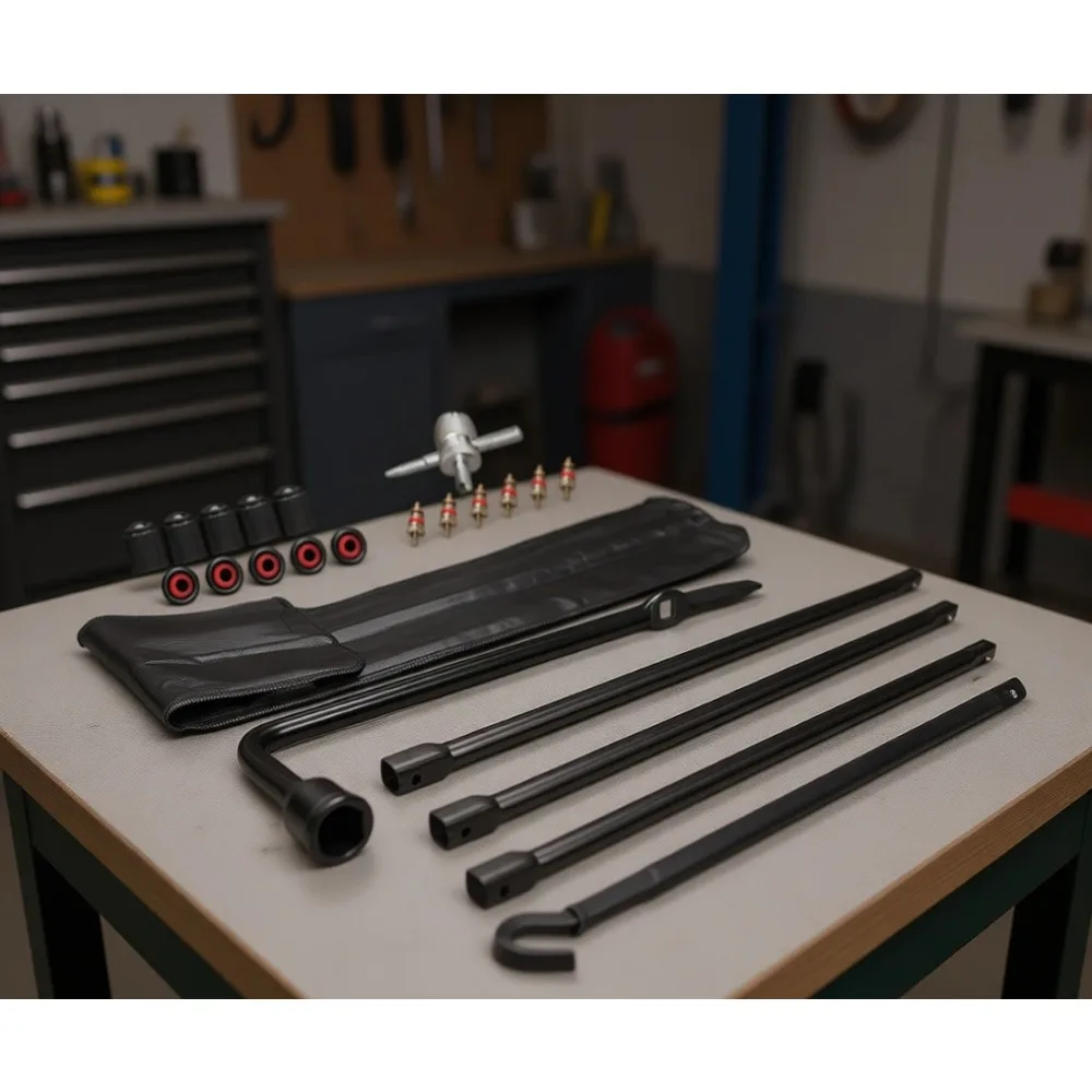 

Spare Tire Tool Kit Jack Handle Lug Wrench Compatible with Ram 1500 2003 2021 Classic 2019 Jeep Gladiator 2020 2021