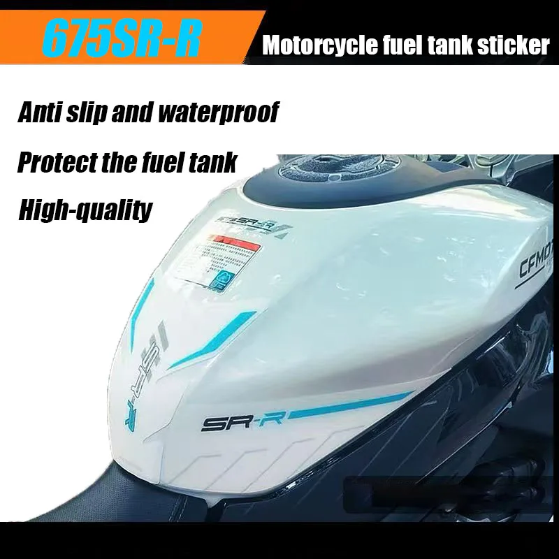 Motorcycle Sticker Fuel Tank Pad Traction Protection Frosted Decal For CFMOTO 675SRR 675 SR-R 675 SR 675SR-R 2025 Accessories