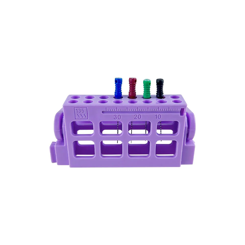 16 Holes Memory Root Canal File Holder Needle Box Enlarged Needle Grinding Head KHR File Dental And Dental Memory File Holder