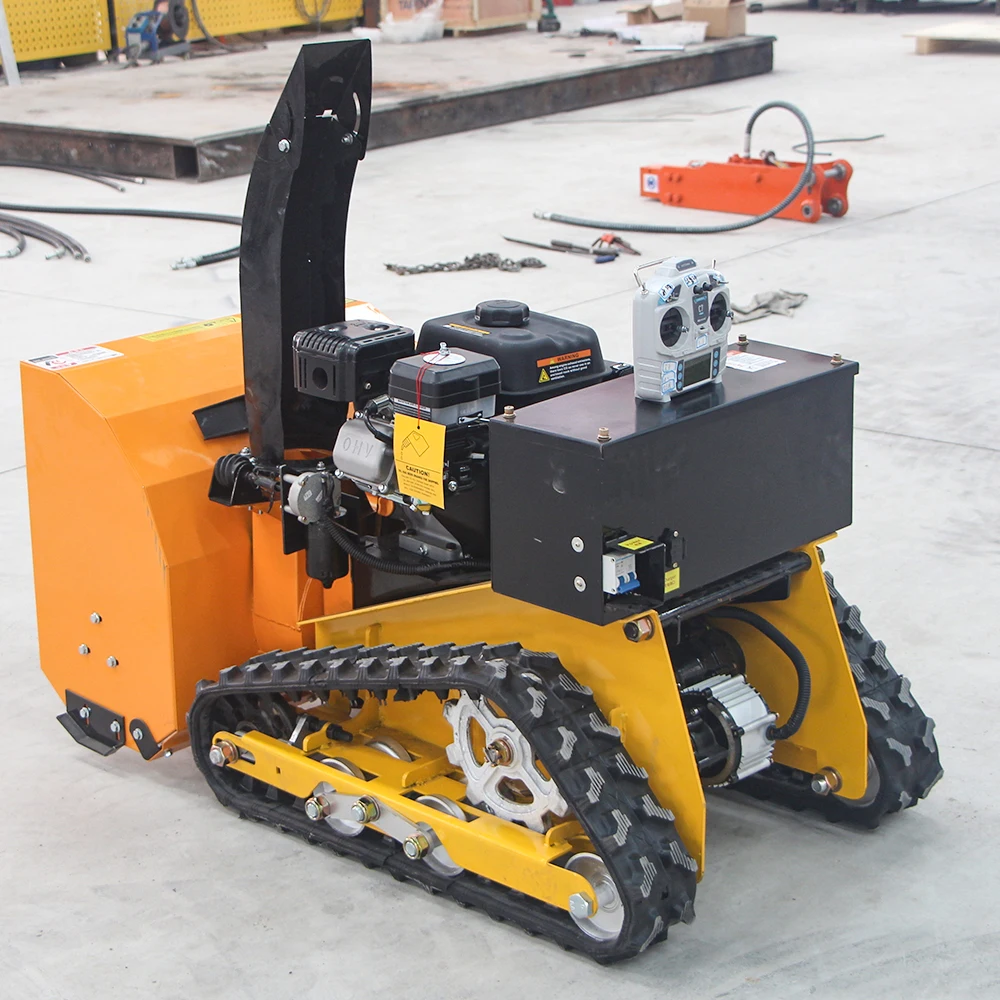 

Multifunctional Remote Control Snow Blower Small Crawler Type Farm Snow Shovel Snow Clearing Tool