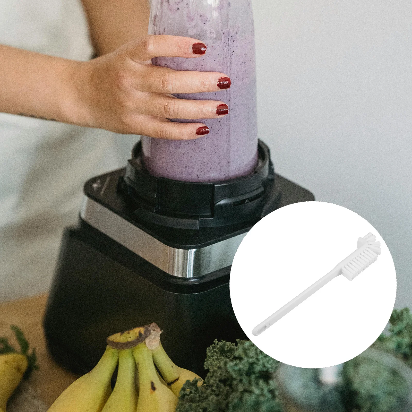 

1pcs Cleaning Brush Set For Blender Juicer Soy Milk Maker Heavy Duty Dish Scrub Brushes Narrow Corner Sink Tile Cup Wall Pans