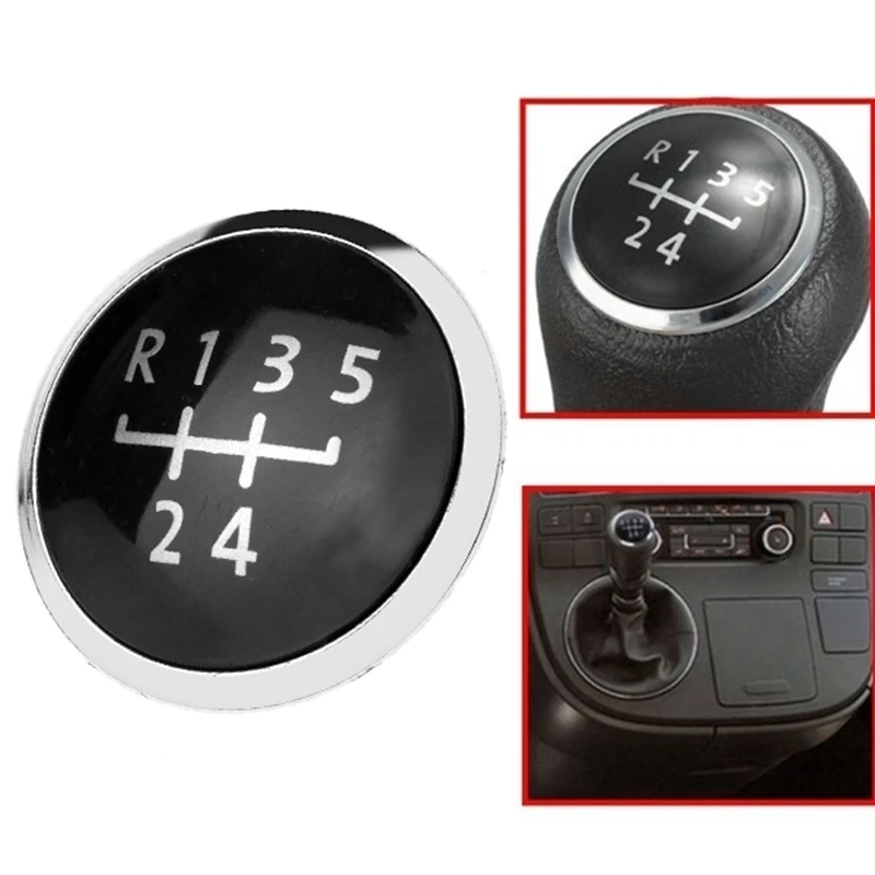 NEW-5 Speed Manual Car Gear Shift Knob Cap Cover For Transporter T5 T5.1 Gp Replacement