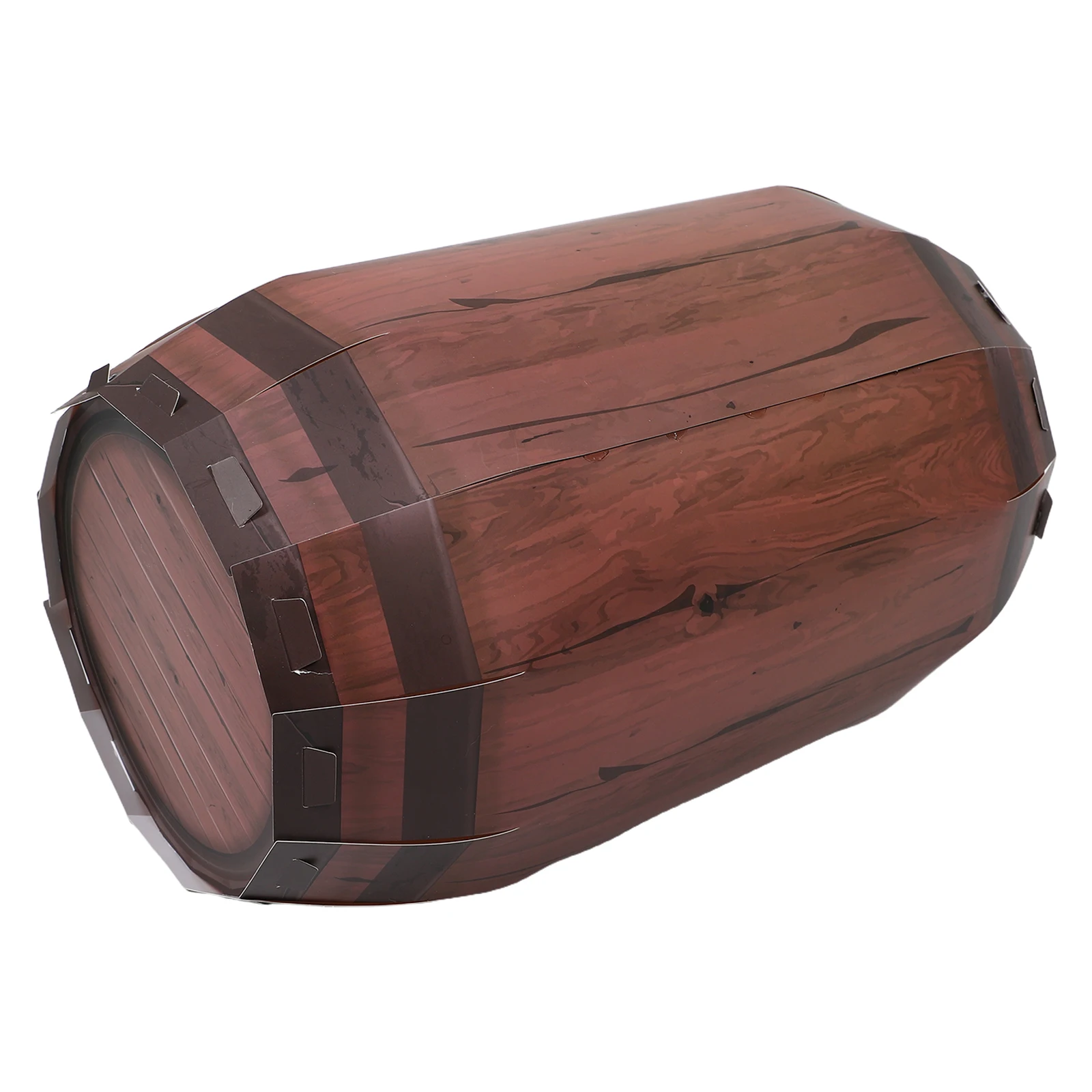 

2 Pcs Party Supplies Simulated Barrel Props Decors Paper Simulation Wooden