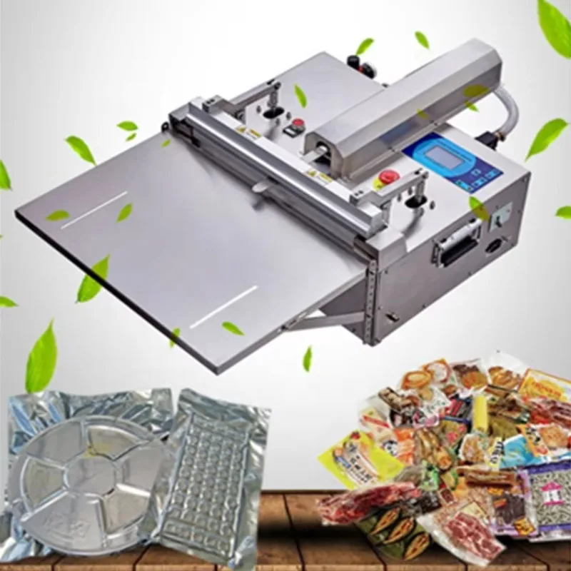 Easy To Control Tabletop Vacuum Fruit Vegetables Cling Film Packing Machine