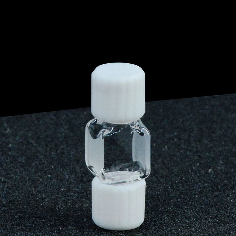 10mm quartz screw mouth flow colorimetric dish 800ul UV transparent double-sided transparent sealed integrated molding