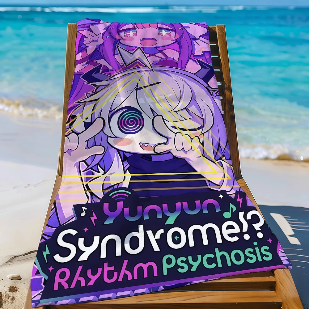 Game Y-Yunyun Syndrome Towel Quick Drying Beach Towels Are Suitable For Swimming Pools Camping Yoga And The Gym