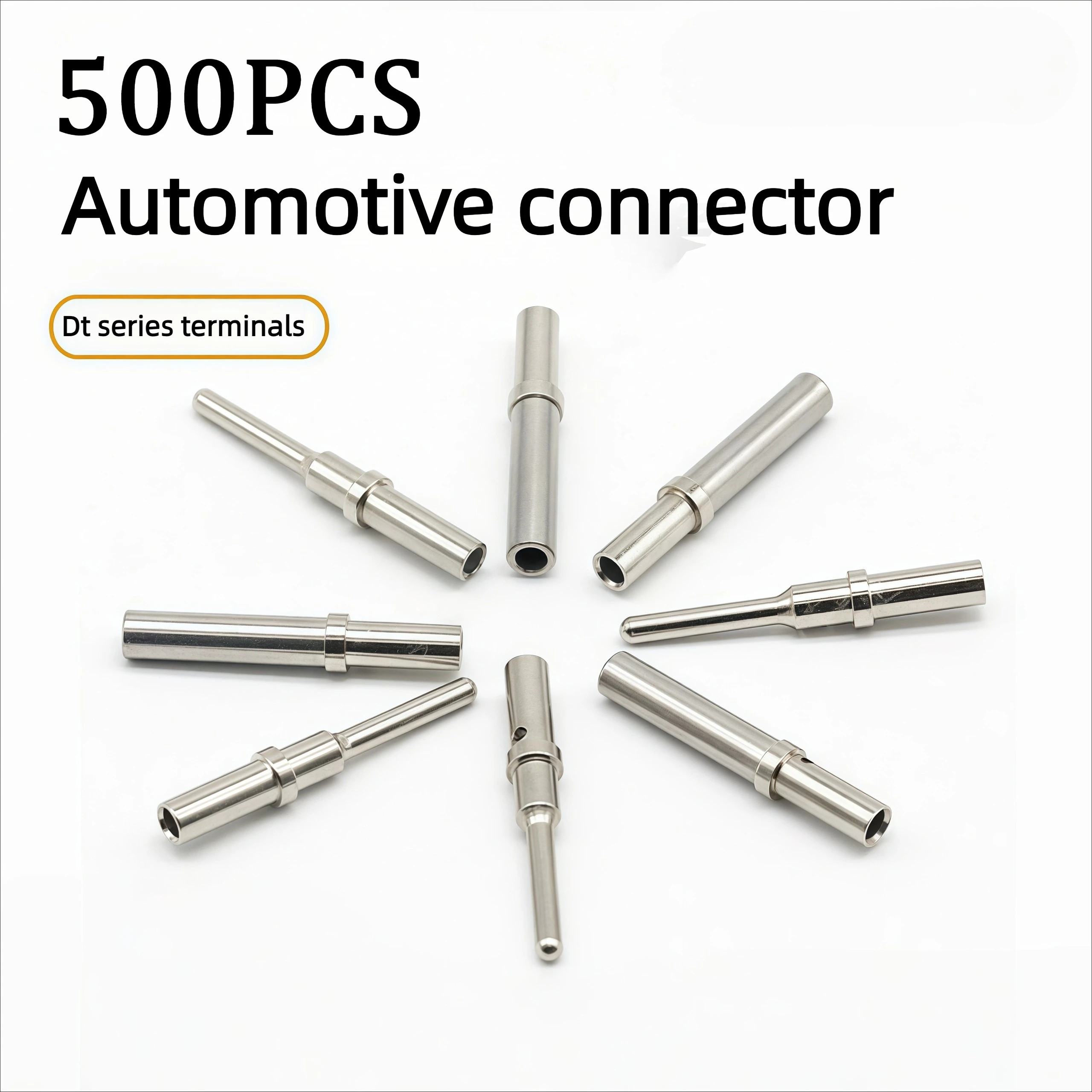 500 pcs DT 1.5mm Series Pin Contact 0462-201-16141 0460-202-16141 Stainless Steel 16AWG Deutsch Crimp Solid Female male Terminal
