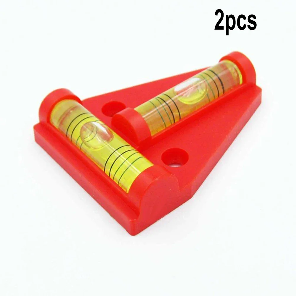 Measurement Test T-Shaped Horizontal Bubble 2PCS Red Two Way Black Orange T-Shaped For Pictures TV 's Caravans