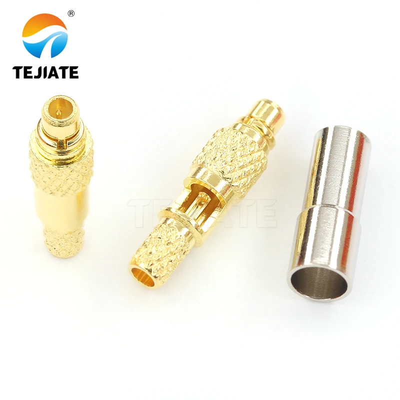 1PCS MMCX-J/JW/JB2/JWB2 Feeder Connector Converter Inner Pin Crimping Adapter MMCX Male and Female RF