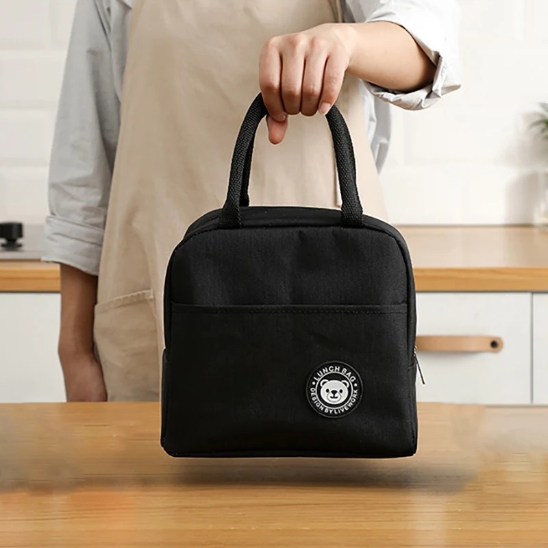 حقيبة غداء معزولة للرجال والنساء - حقيبة تبريد الغداء المحمولة، حقيبة طعام حرارية للاستخدام المكتبي والمدرسة والسفر