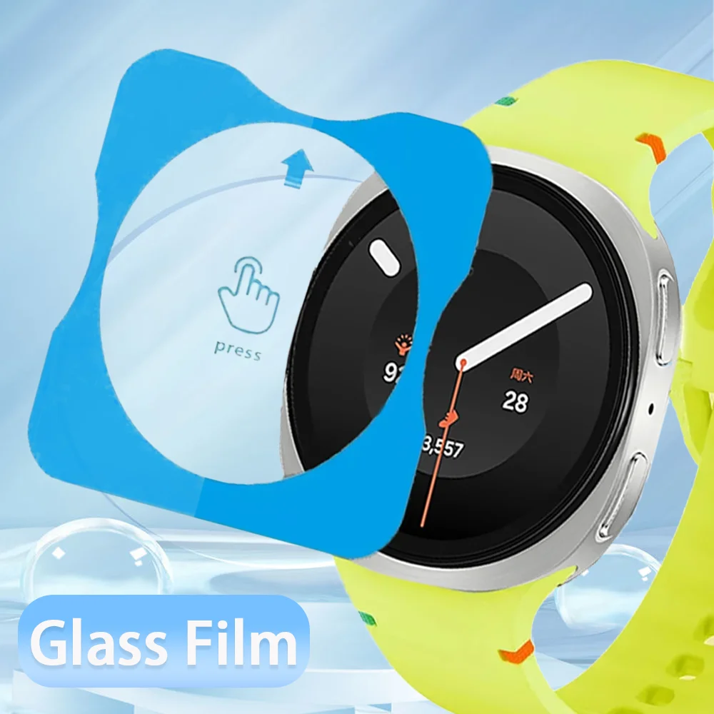 Tempered Glass Film Quick Pasting For Samsung Galaxy Watch 9/8/7/6/5/4 40mm 44mm 8 Classic Ultra 2/1/Ultra 2025 47mm Screen Film