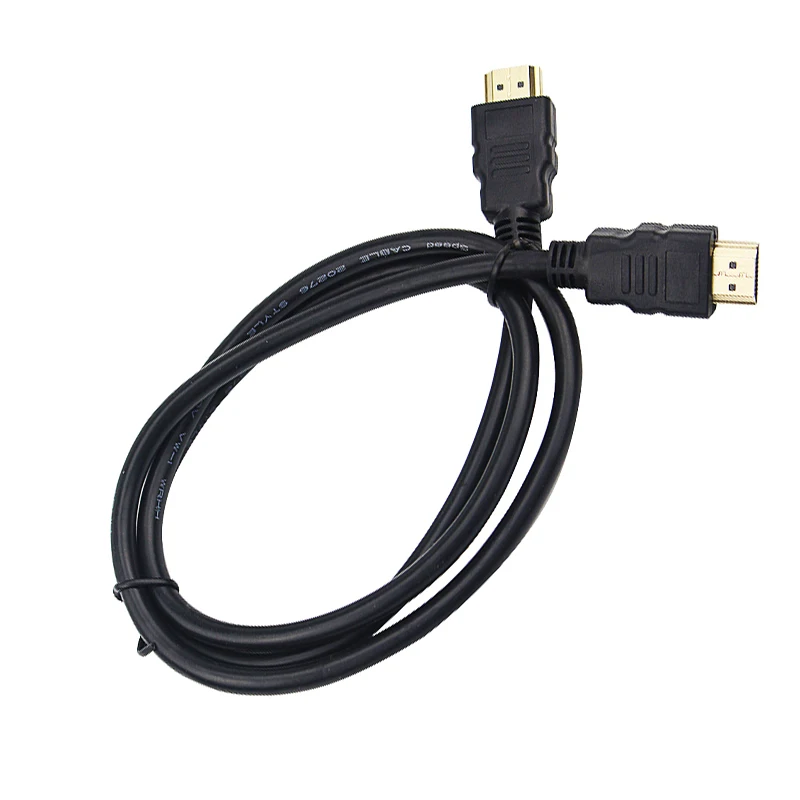 1M kabel kompatybilny z HDMI z męskiego na męskie Adapter wideo na PC Laptop Raspberry Pi 3 pomarańczowy Pi Banana Pi