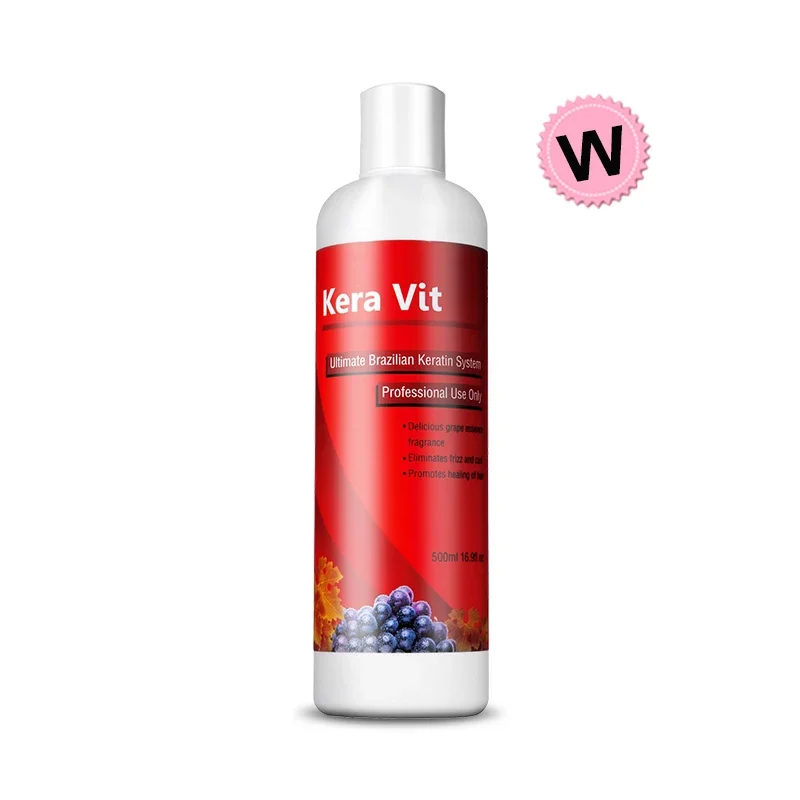 Grape Brazilian Keratin Treatment 1.6% Hair Scalp Smoothing Repair Treat Damage Hair DIY At Home