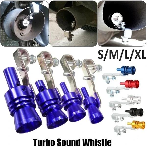 1PC Universal Sound Simulator Car Turbo Sound Whistle Vehicle Refit Device Exhaust Pipe Turbo Sound Whistle Car Turbo Muffler