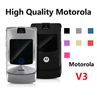 V3 MOTOROLA RAZR Refurbished 90% New-Original Unlocked Clamshell Bluetooth Mobile Phone GSM 850/900/1800/1900 Phone Good Quality