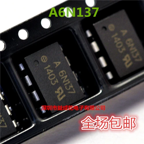 Free shipping   HCPL-6N137 A6N137  SOP-8       10PCS