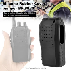 2PCS Walkie Talkie Protective Case Handheld Cover Two-Way Radio Rubber Shell Soft Case for BaoFeng BF-888S/BF-777S Radios