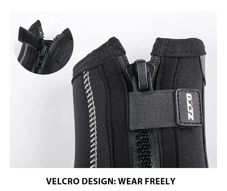 5mm Neoprene Dive Boots Wetsuit Side Zipper Men Women Snorkeling Scuba Diving Shoes Boots Water Sports Accessories