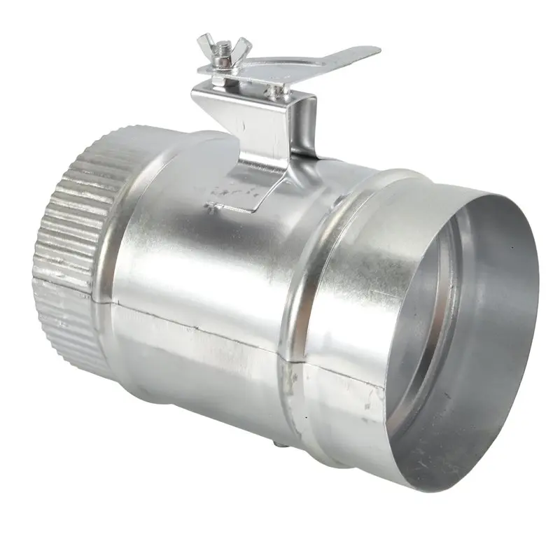 YANA50I 4Inch HVAC Duct Manual Volume Damper With Sleeve Galvanized Adjustable Air Flow Duct Hvacair Balance For HVAC,Range Hood