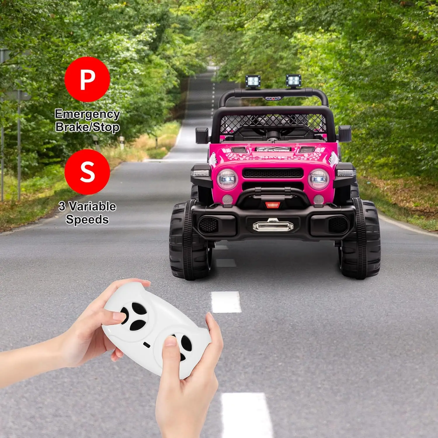 Voiture jouet électrique pour enfants 12V, 2 places, pour tout-petits et enfants, avec télécommande, alimentée par batterie, musique, lumières LED