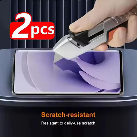 2Pcs Screen Protector Tempered Glass Compatible with Samsung S21 S22 S23 S24 S25 Ultra Plus S23 S21 S24 FE Protective Glass