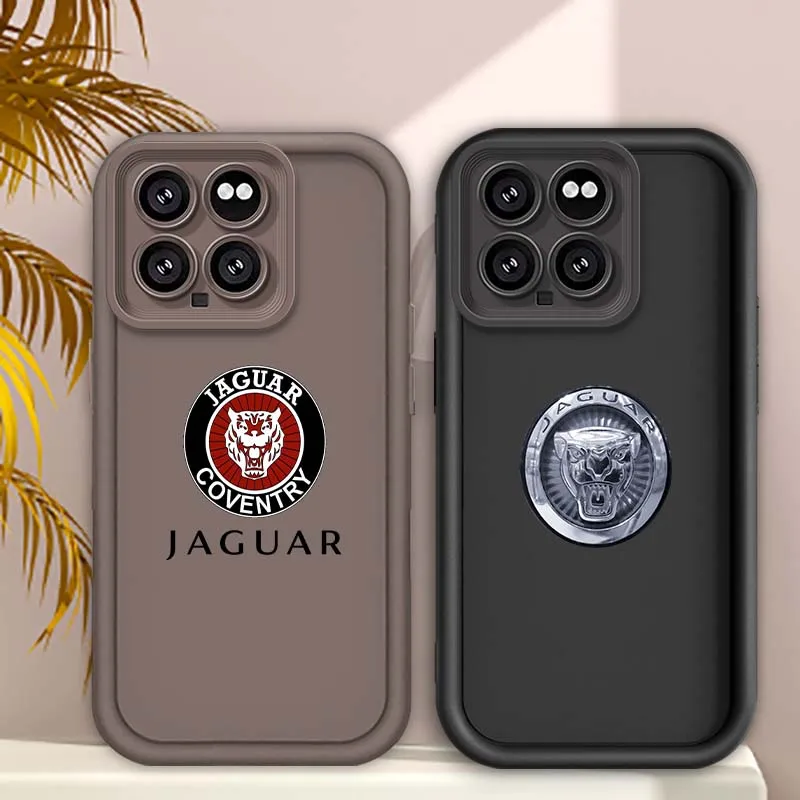 

J-Jaguar Car Popular Logo Cool For Xiaomi Mi 15 14 14T 13T 13 12 12S 12T 11i 11X 9T Pro Lite 5G Eye Ladder Soft TPU Phone Case