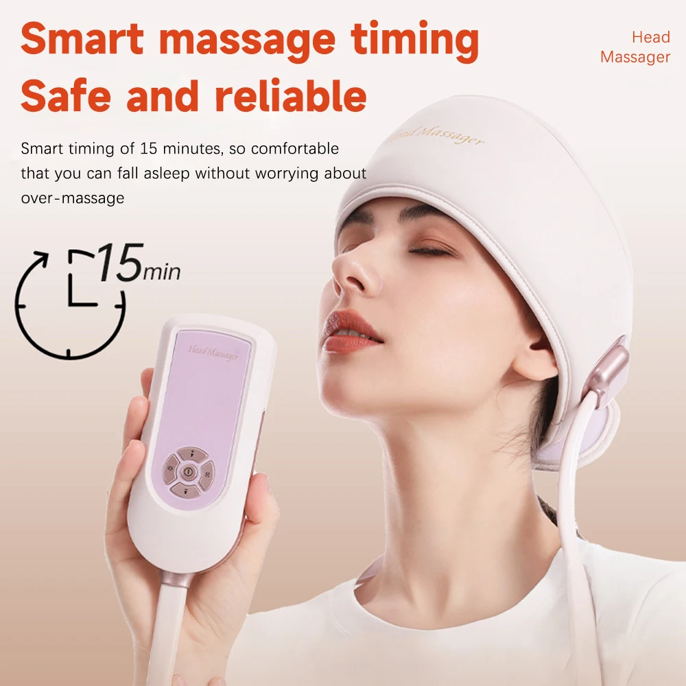 

Electric Head Massager Air Pressure Scalp Massage Band Headache Pain Relief Deep Massage Relaxation Health Care Physiotherapy