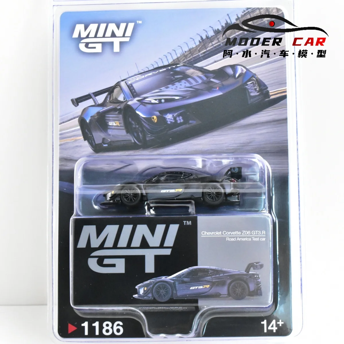 MINIGT TSM 1186 1:64 Adults Hobby Z06 GT3R Diecast Model Car