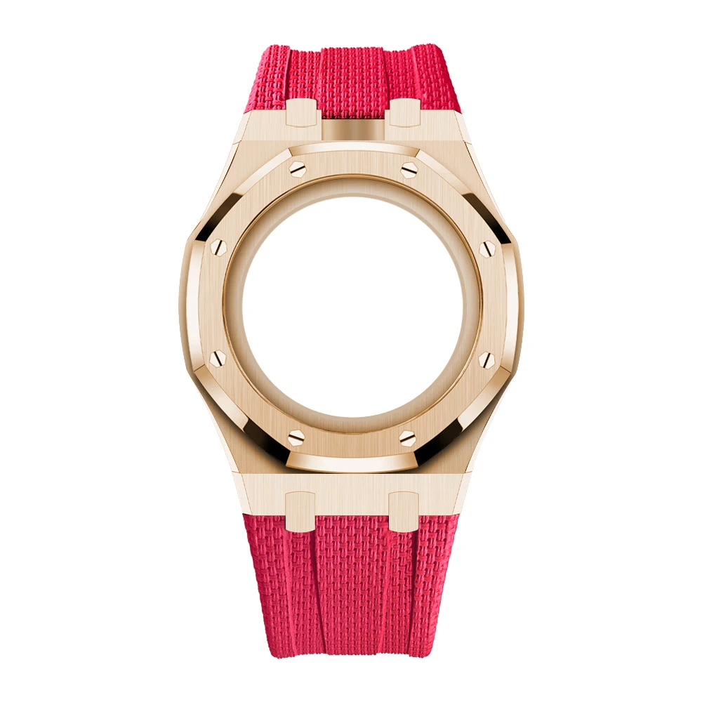 Luxury Stainless Steel Case+Stainless Steel Strap For For Swatch X AP Royal POP Pocket Changer To Wristwatch image 3