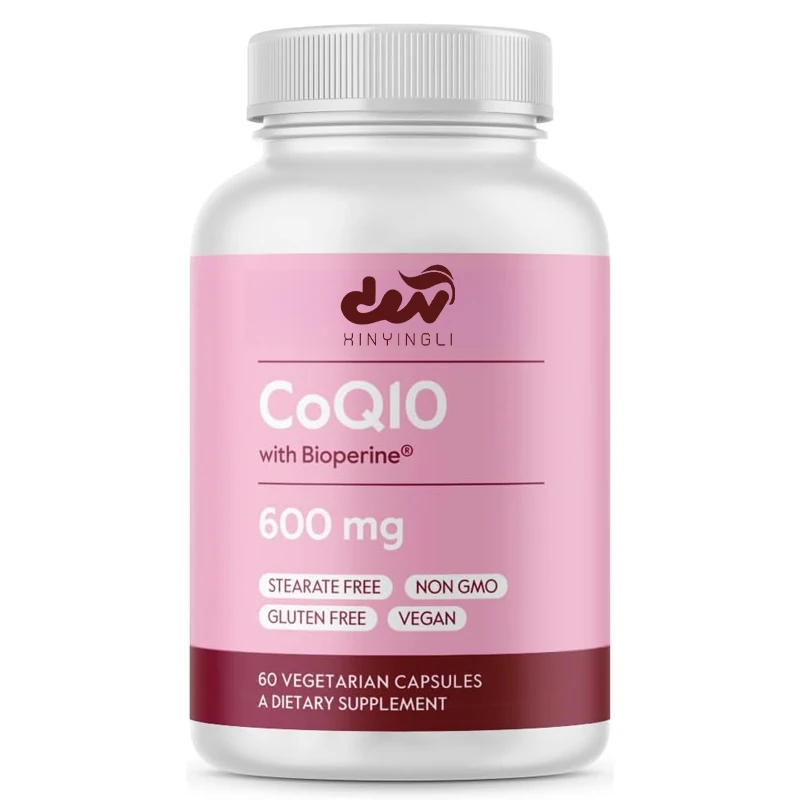 

Коэнзим CoQ10 с перцем (60 капсул вегетарианский) Натуральная ферментация - Чистый - Без глютена - Без ГМО